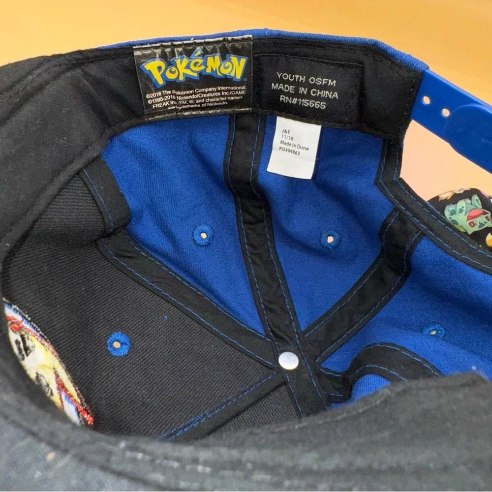 Pokemon Pikachu Caps Set‎ - Blue and Multicolor